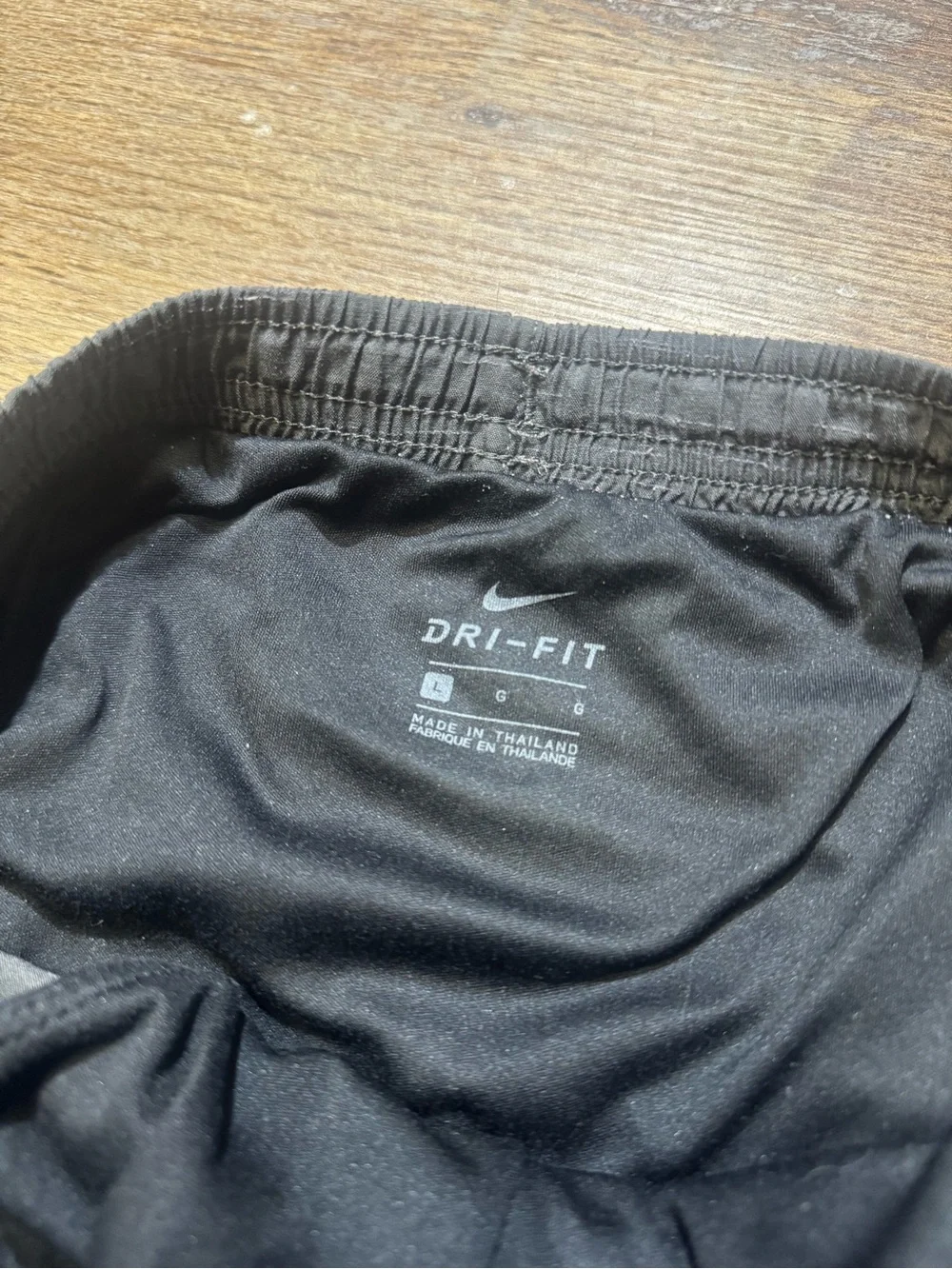 Nike Black Women's Training Shorts‎ with White Swoosh